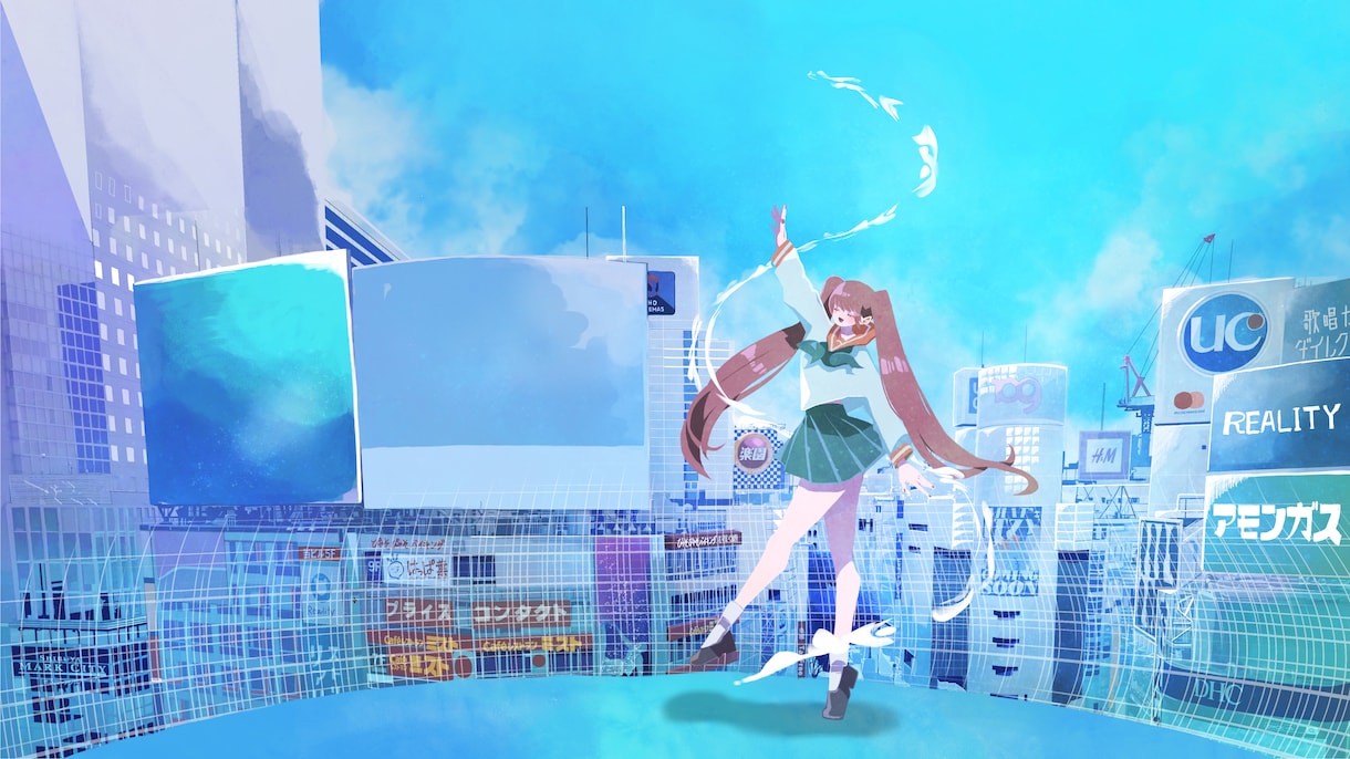背景の細かいイラスト作成します 歌ってみたなどの動画サムネイルを華やかに イメージ1