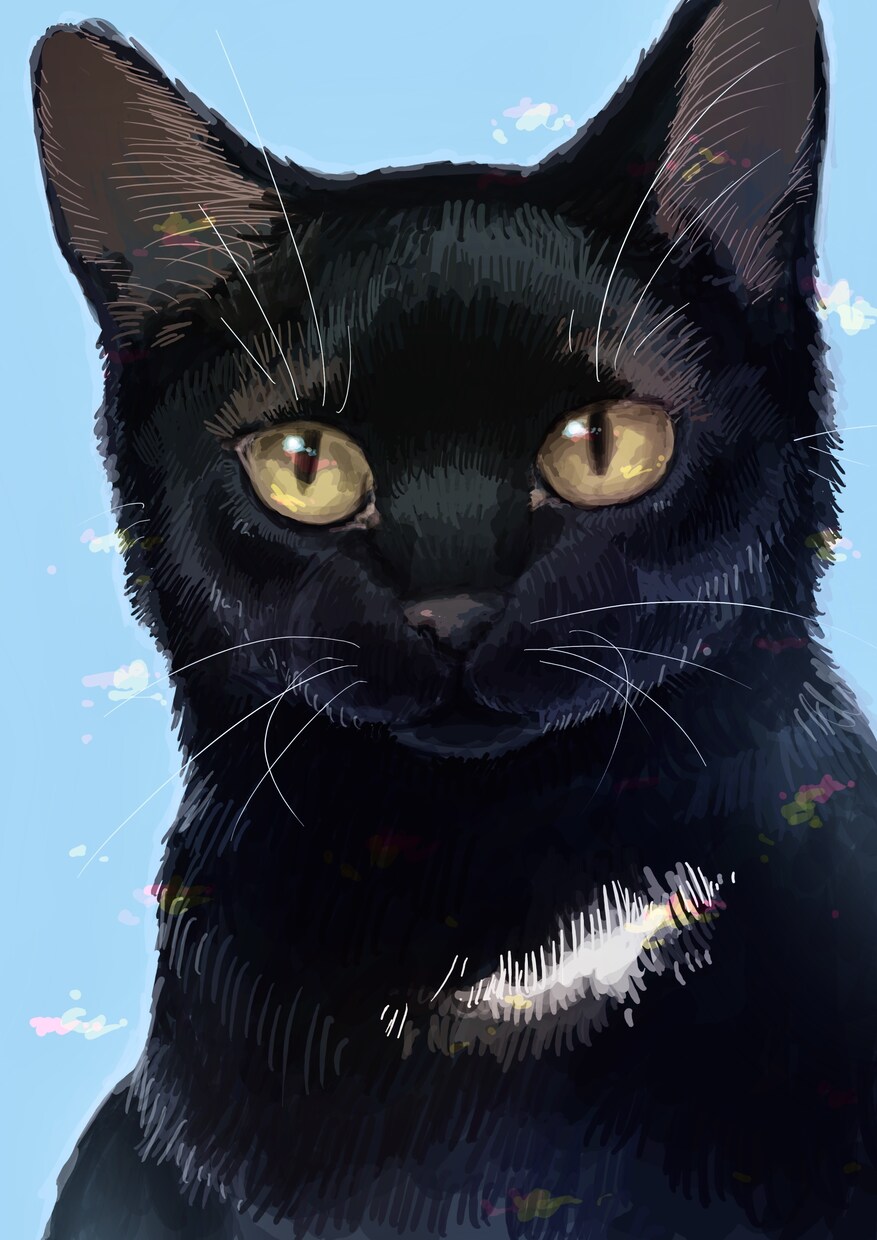 ペットの似顔絵制作します 大切なご家族との思い出、心を込めて丁寧に制作いたします。 イメージ3
