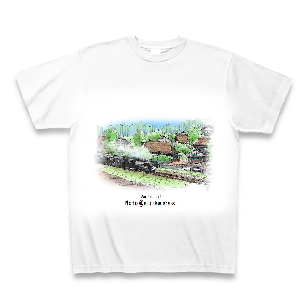 あなたの街の風景スケッチTシャツを作ります 1ロット20枚～。あなたの街の素敵な風景を拡散しませんか！ イメージ3