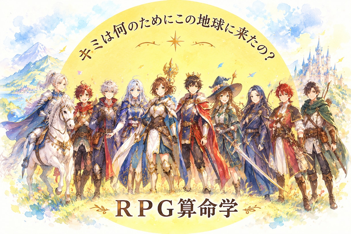 あなたのキャラクターをRPG算命学で鑑定します 人生はあなただけの冒険物語！ペットも鑑定できますよ！ イメージ4