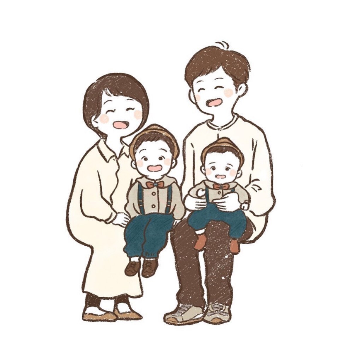 お子さんの成長記録に♡雰囲気似顔絵、お届けします ●印刷して、アイコンに、色々な用途でお使いください。 イメージ3