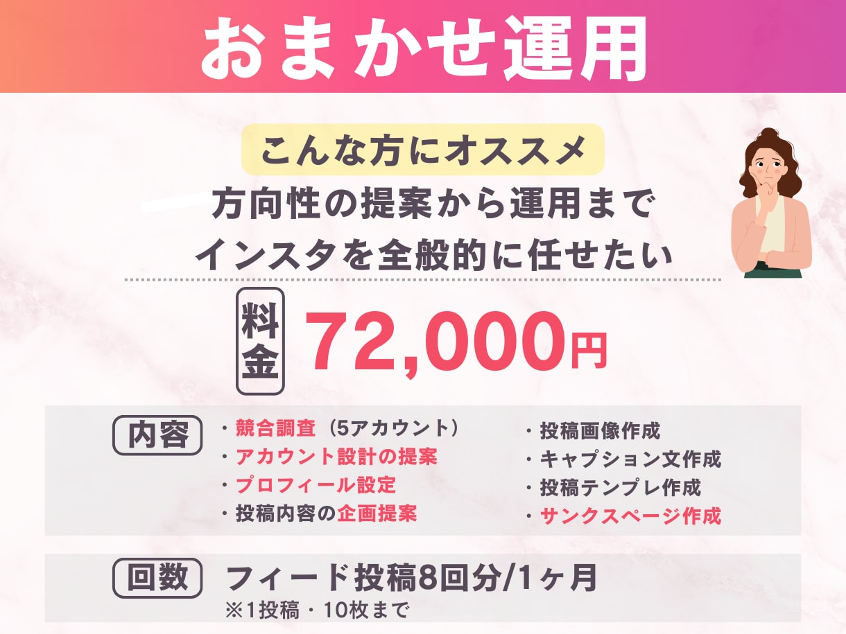 丁寧・誠実にインスタ運用代行します 女性向けデザイン×方向性整理で運用をサポート イメージ8