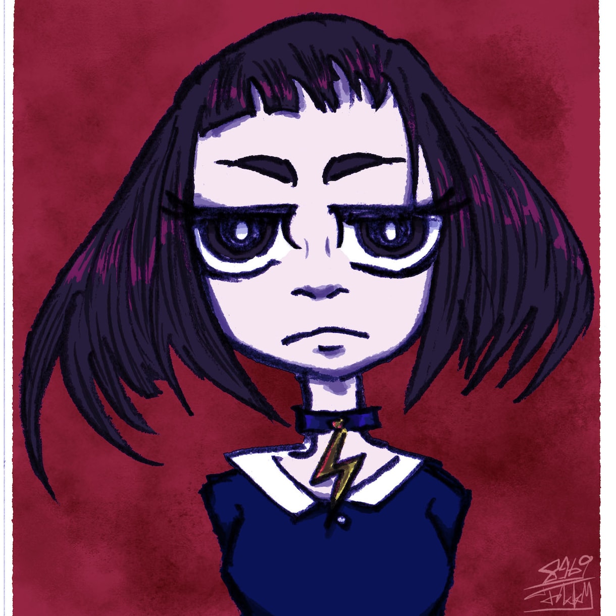 商用 大歓迎! ポップでパンクなイラストを描きます MV用静止画、グッズ、観賞用などオリジナルイラスト！！ イメージ7