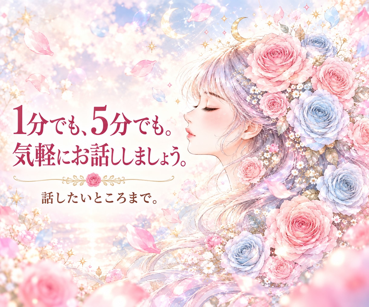 気軽な雑談・話し相手になります 話題がなくても大丈夫。なんとなく話したいときに｡:.ﾟஐ⋆* イメージ5