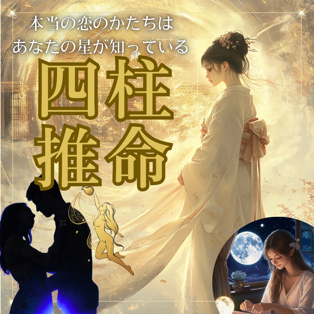 四柱推命|恋愛運命と動く年のサイン読み解きます 恋も人生も、タイミングがすべて。星はもう教えてくれていました イメージ1