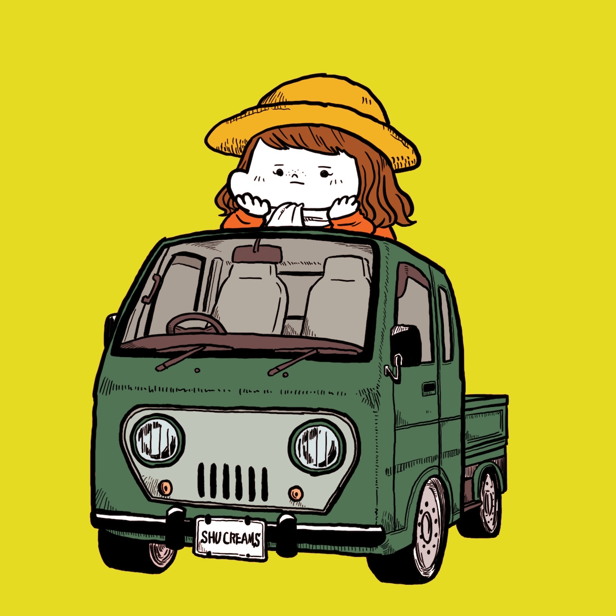シュールでポップなイラスト描きます 挿絵やアイコンなどなど対応可能です。 イメージ8