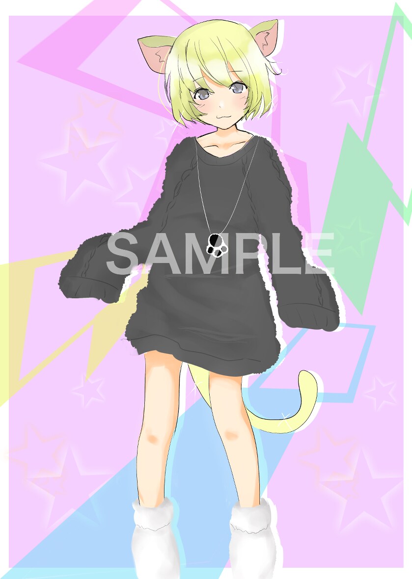格安で女の子キャラ描きます コスパ重視の萌えキャラ3000均一 イメージ5