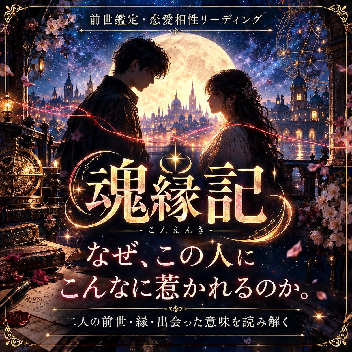 前世から二人の縁と出会った意味を読み解きます なぜ惹かれるのか、二人の関係に宿る意味を丁寧に鑑定 イメージ1