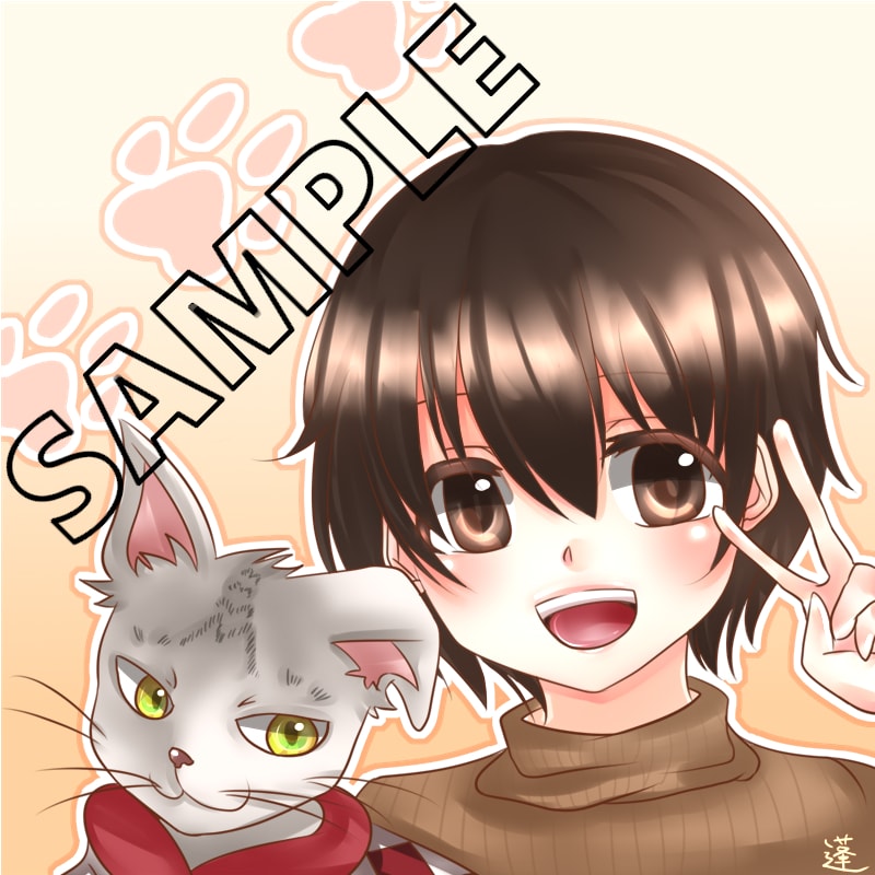 美化したSNS用アイコン・似顔絵描きます Twitter・LINEなどで使えるアイコン用イラスト！ イメージ1