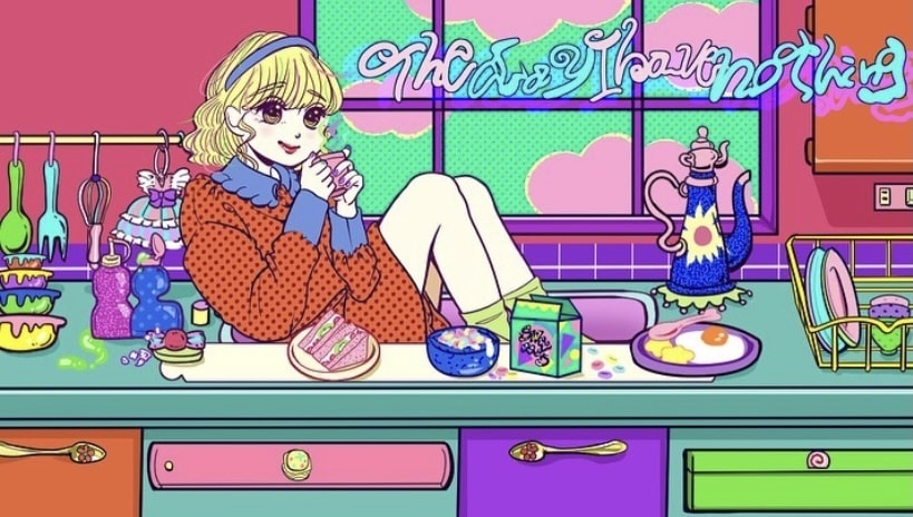 ポップ可愛いオリジナルMVイラスト制作します カラフル・ポップで映える色合いが特に得意です！可愛い女の子 イメージ7