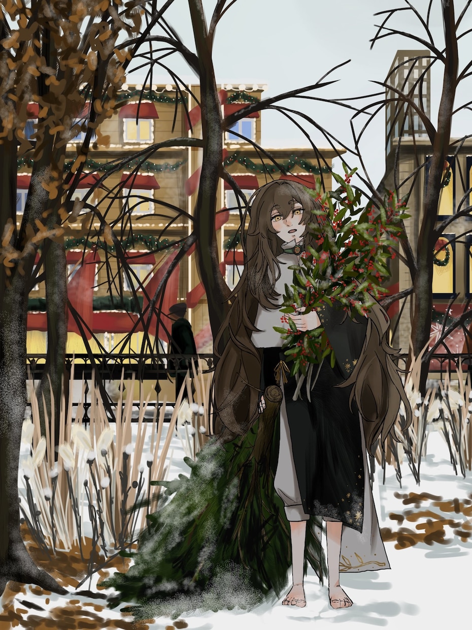小説、雑誌の表紙や挿絵を描きます 世界観を大切にした背景込みのイラストを細かく描きます。 イメージ2