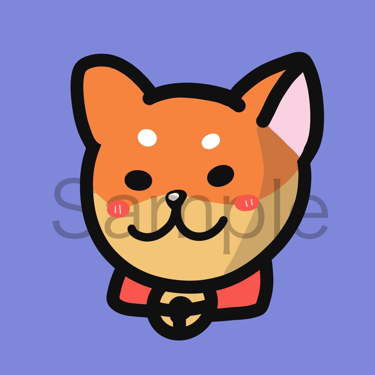 動物やペットのSNS用アイコンイラスト制作します 動物やペットをオリジナルポップでかわいいイラストに！！ イメージ3