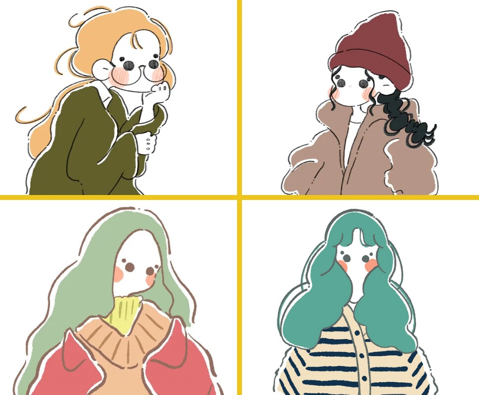 ふんわり可愛い絵本タッチの優しいイラスト描きます 商用利用◎アイコン｜似顔絵｜挿絵｜カットイラスト｜好感度UP イメージ4