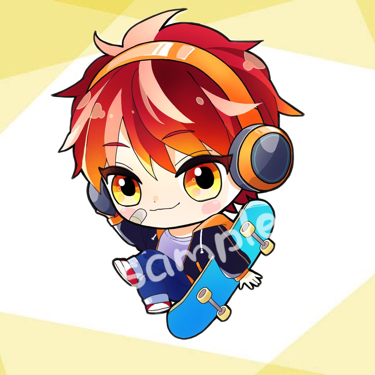 かわゆ〜いちびキャラのイラスト作製します 2頭身のキャラクターをSNSなどのアイコンに！ イメージ3
