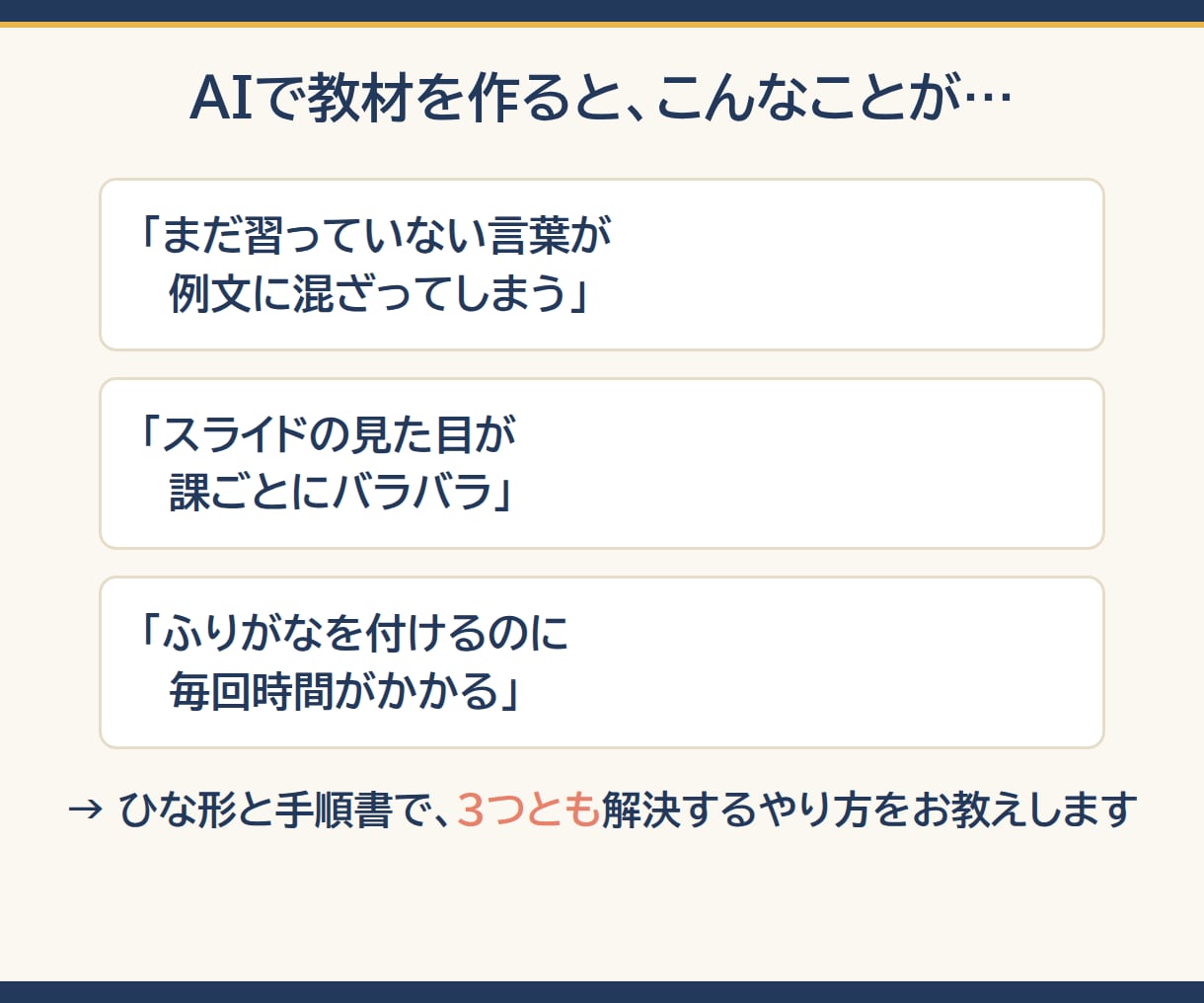 日本語教師のAI教材づくりを文字で教えます スライドのひな形・AIへの頼み方・1課分の見本つき イメージ2