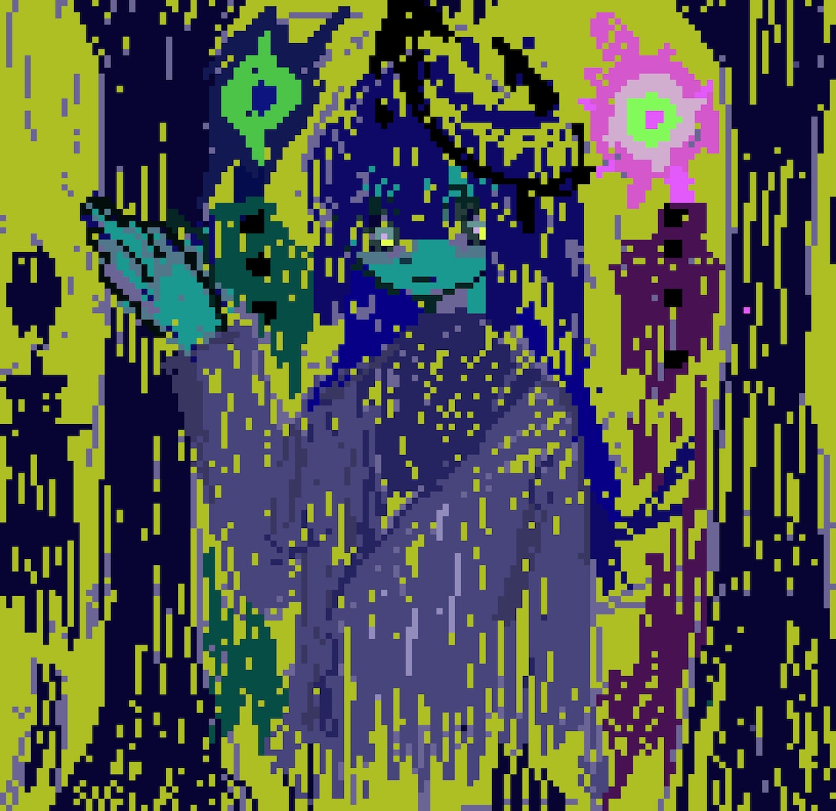 他にないかも？不思議なドット絵ガチャ引けます 好きな要素を3つ答えるだけ！どんな絵になるかはお楽しみ？ イメージ1