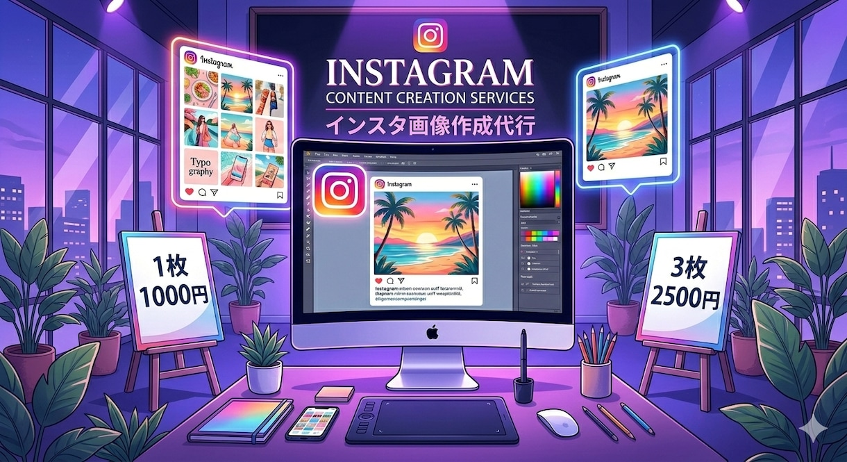 インスタ投稿の作成代行します 時間がないあなたの代わりに作成しますよ！ イメージ4