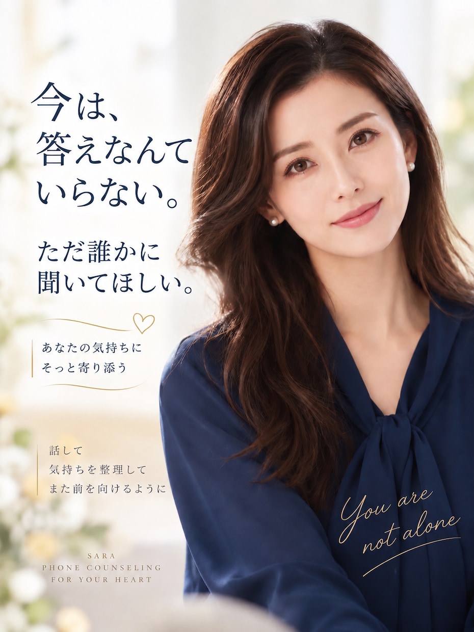 失恋・別れのつらい気持ち、何度でもお聞きします 答えはいらない、ただ聞いてほしい気持ちに寄り添います イメージ1