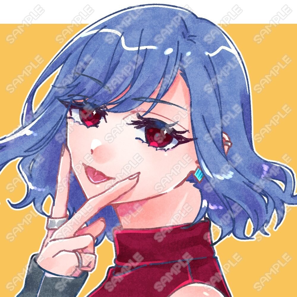 SNS用アイコン描きます あなたを代表するアイコンを描きます イメージ2