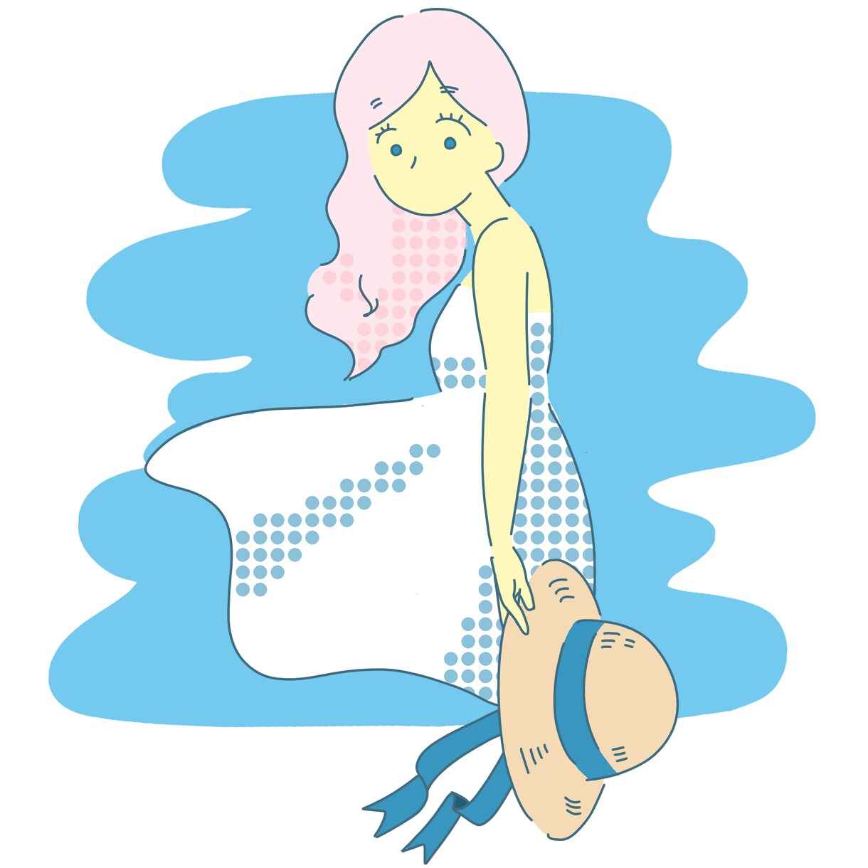 ゆるく可愛い世界観のデジタルイラストを描きます 美術学部卒の現役デザイナーがデジタルイラストを描きます！ イメージ5