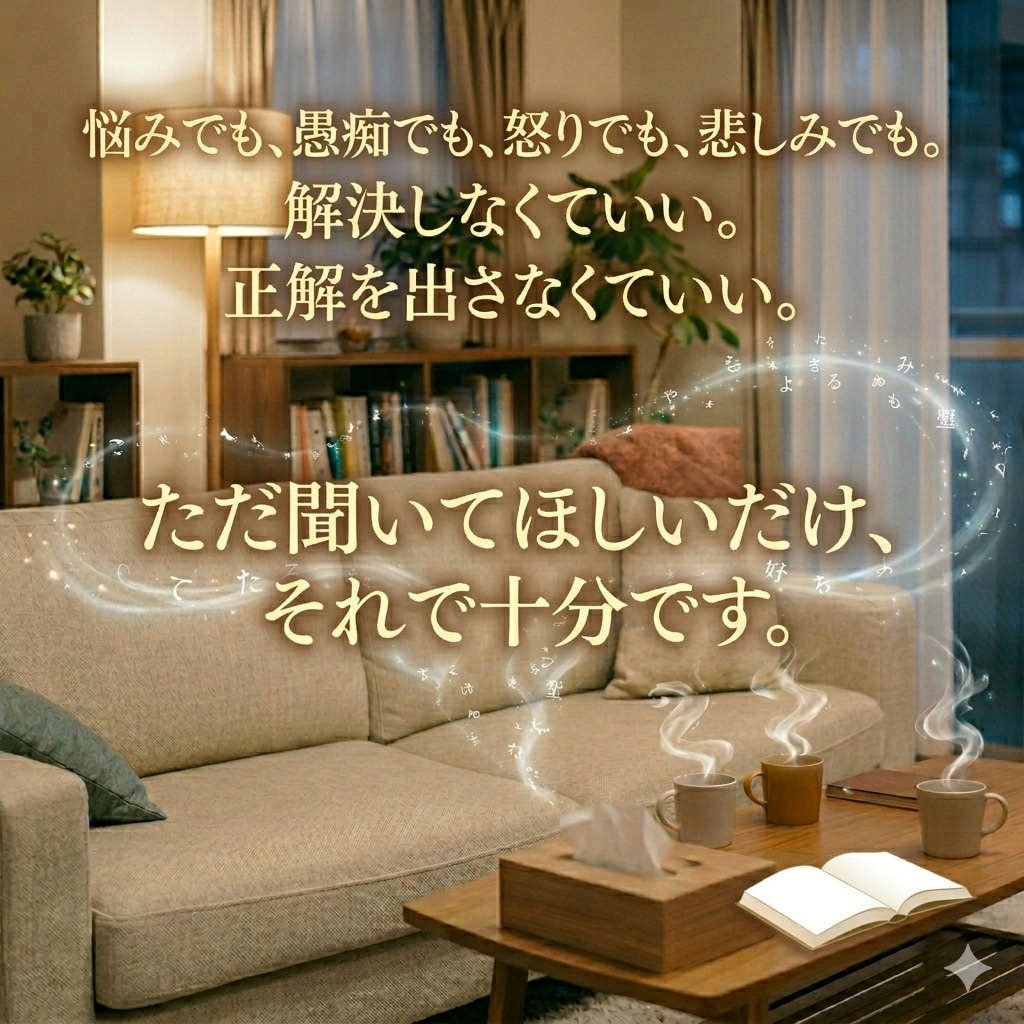 1時間チャット！あなたの話を最後まで聞きます しんどい時1人じゃなくていい。あなたの言葉を受け止めます イメージ2