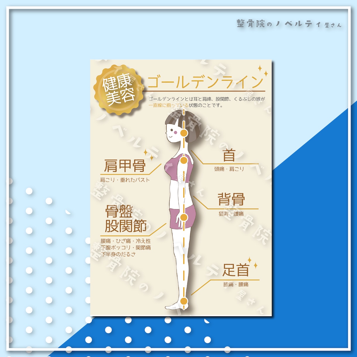 整骨院特化！ポスターデザイン、印刷までいたします 45店舗運営実績があるから反応率も分かる！確実なPOP制作 イメージ3