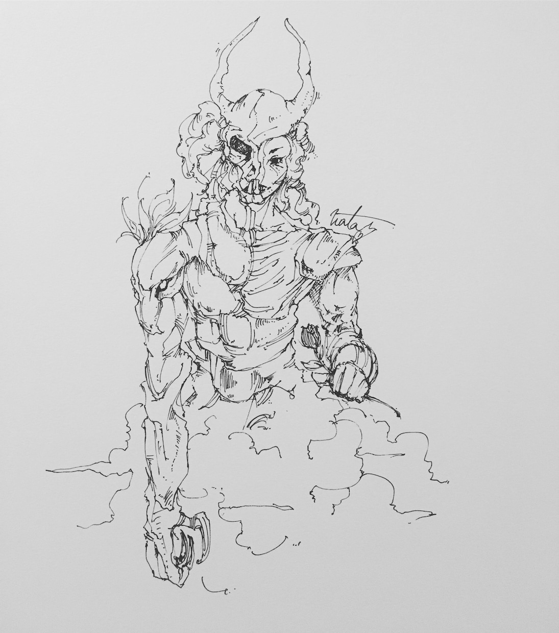 完全オリジナルのイラストお売りします 世界に１枚しかない絵を描きます。 イメージ4