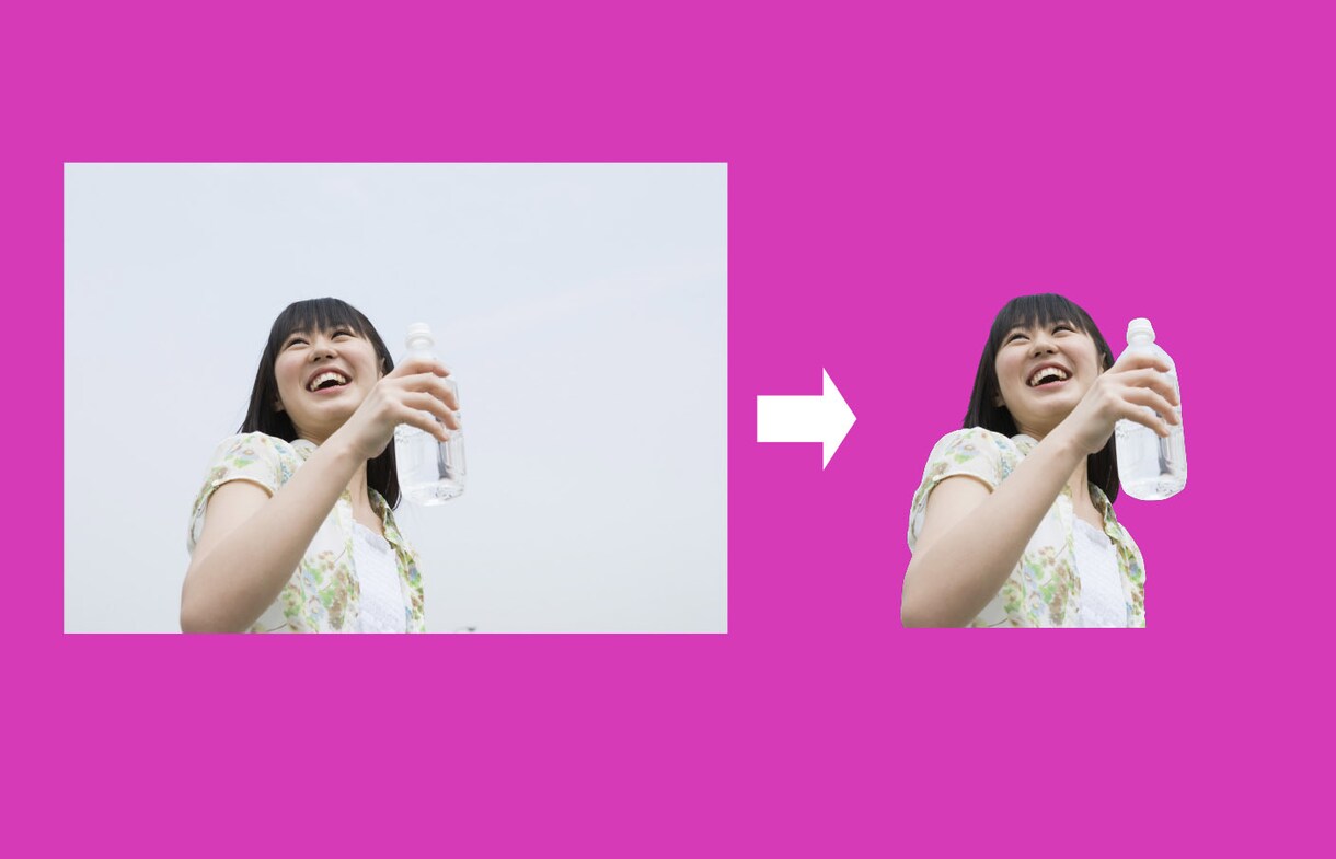写真の切り抜き加工いたします プロのデザイナーバックアップ！クリエイター事務所での作成 イメージ4
