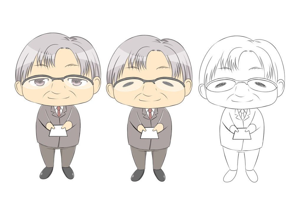 マンガ風デフォ似顔絵描きます SNS用アイコン・名刺・その他に使用可能！ご依頼受付中！ イメージ4