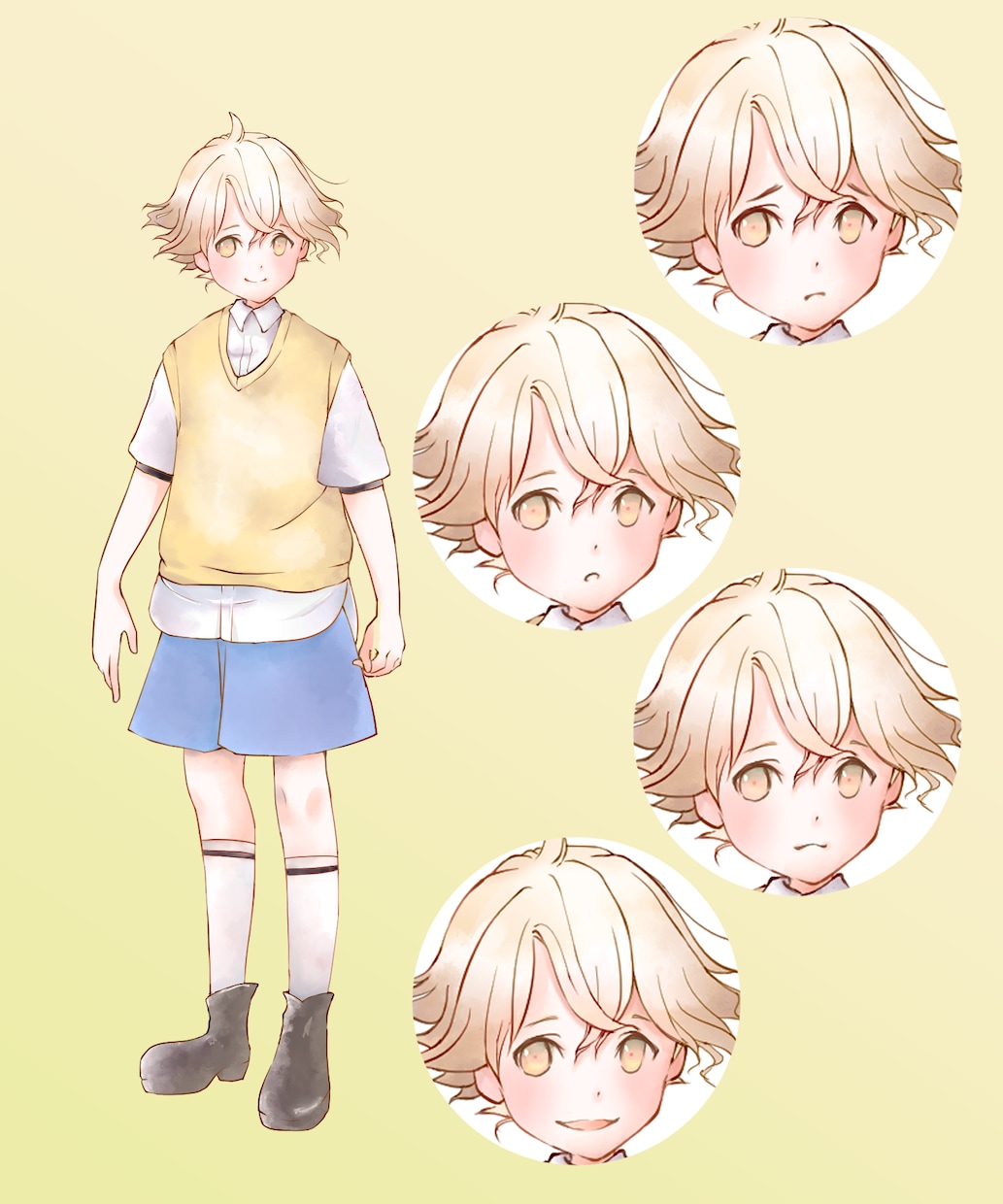 男性キャラ立ち絵・アイコンを販売しています アイコン/adopt/TRPG/ゲーム/Vtuberなどに イメージ2
