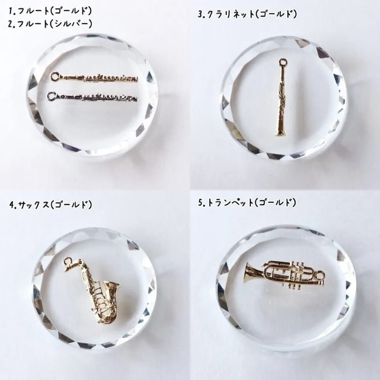 ミニチュア楽器付き名入れキーホルダー制作いたします 吹奏楽・オーケストラ好きさん必見の楽器シリーズ！ イメージ6
