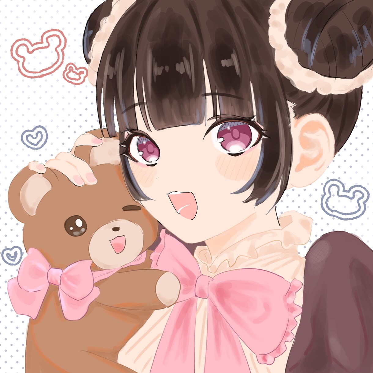 商用利用◎最安でかわいい女の子のイラスト制作します 立ち絵、サムネ、TRPG、MV、アイコン、1枚絵描きます！ イメージ6