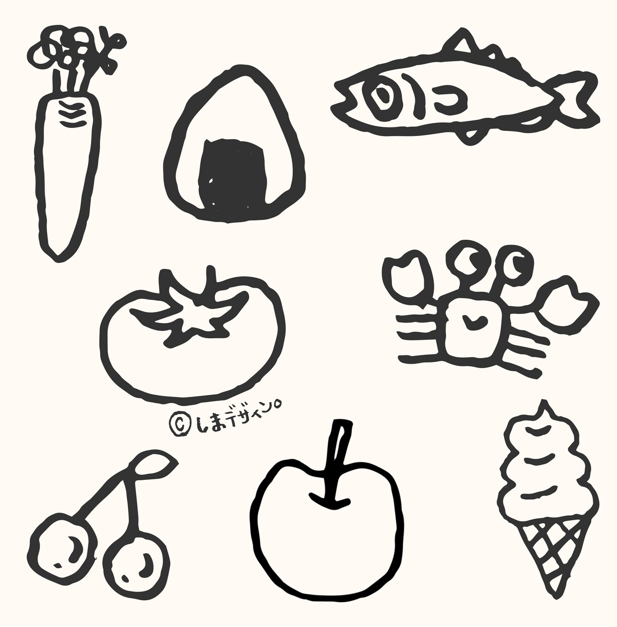 世界にひとつだけの、ゆるかわな絵を描きます 抜け感ある「線画」で小洒落た印象に!! イメージ2