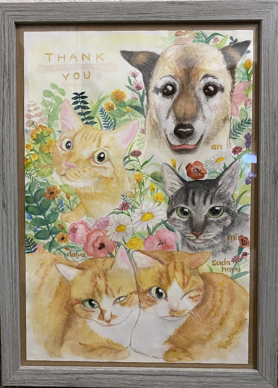 ふんわりリアルタッチの似顔絵を描きます 色鉛筆や水彩色鉛筆を使って手描きします！お任せください♩ イメージ4