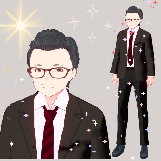 自作VTuberがあなただけのアバターを作ります 2D絵から3Dモデルへ。揺れ髪、リップシンク、まばたきも対応 イメージ6