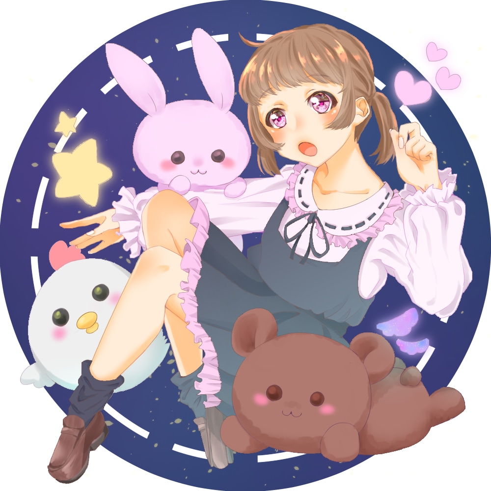 最短3日！お好みの可愛いふわふわ女の子描きます 観賞用・SNS用・歌ってみた・サムネイルなど！用途自由！ イメージ9