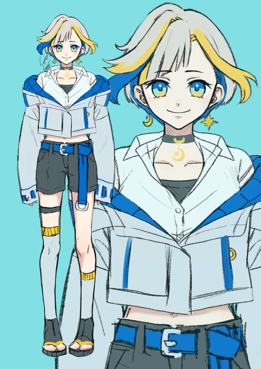 VtuberやVライバー用の立ち絵描きます 理想のキャラクターを作ってみませんか？ イメージ9