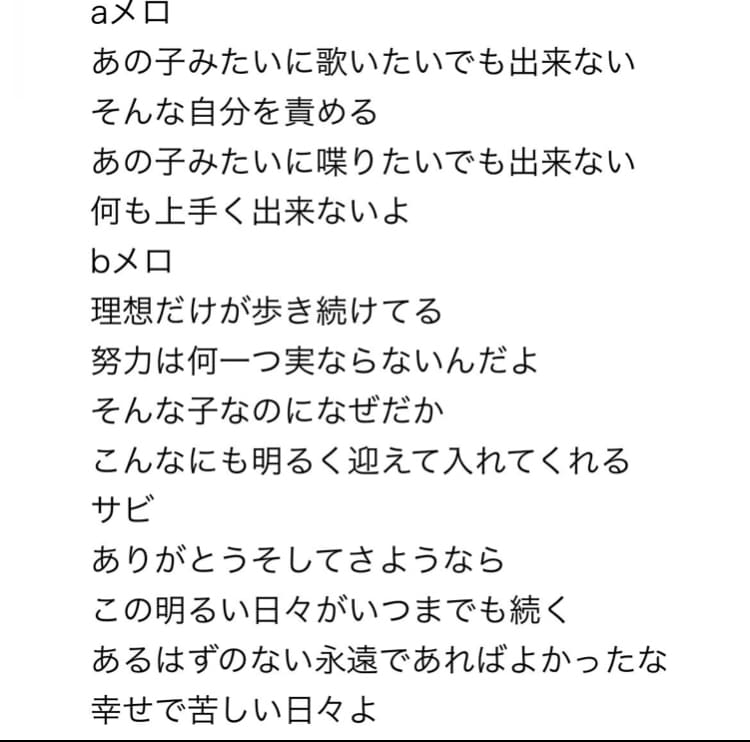 与えられたお題に沿って作詞をします あなたの想いを詞という形で表現しよう イメージ2