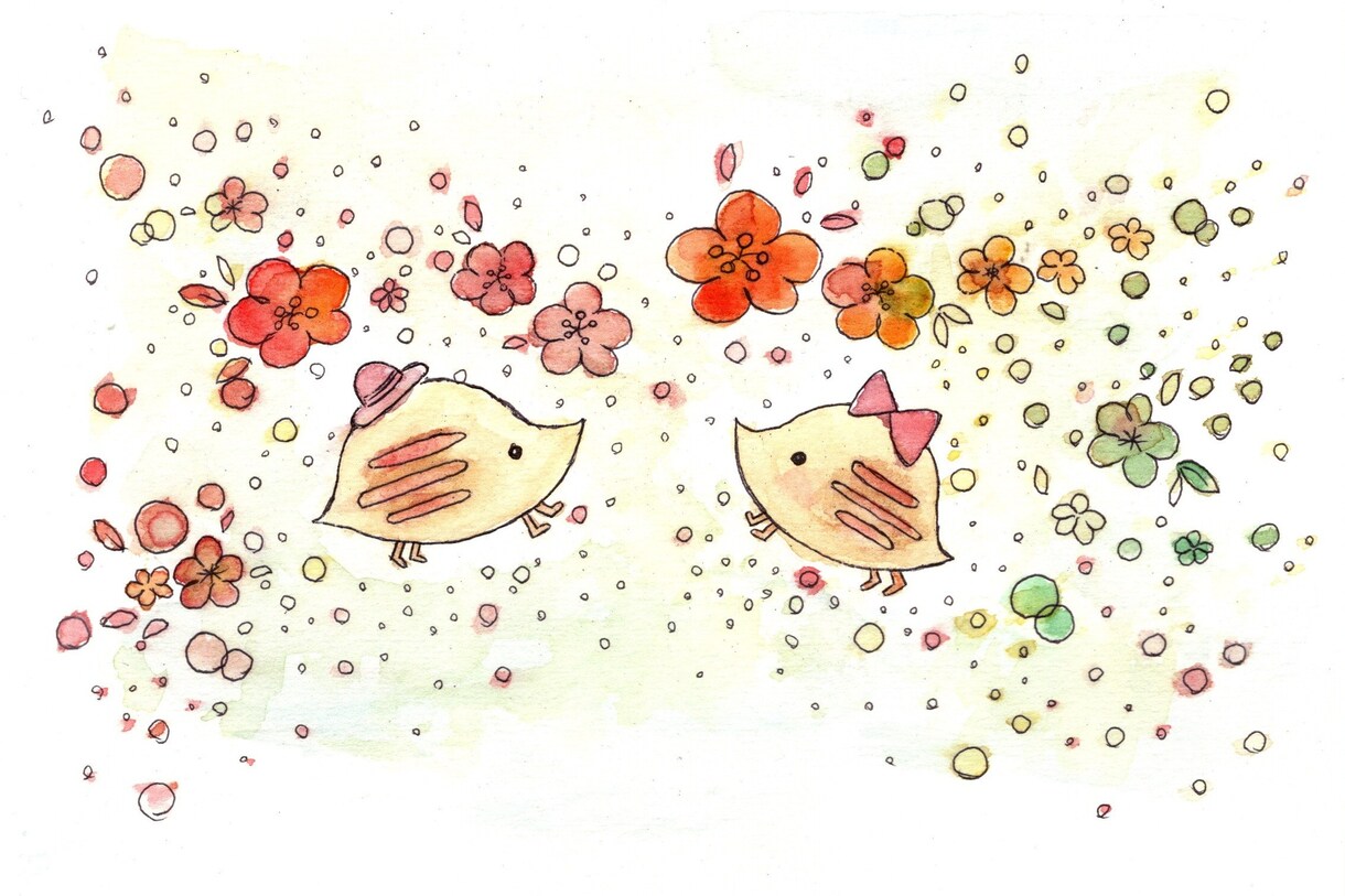 やさしいかわいいタッチのイラスト作成します 手書きならではのあたたかいイラストを提供します！ イメージ3