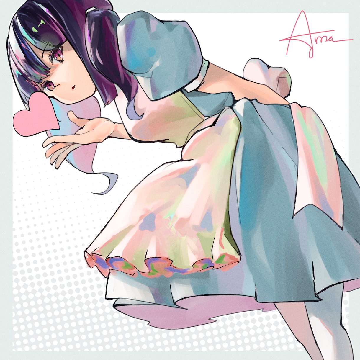 カラフルで可愛い女の子をお描きします TRPG、歌ってみた、配信ゲーム立ち絵などにぜひ！ イメージ2