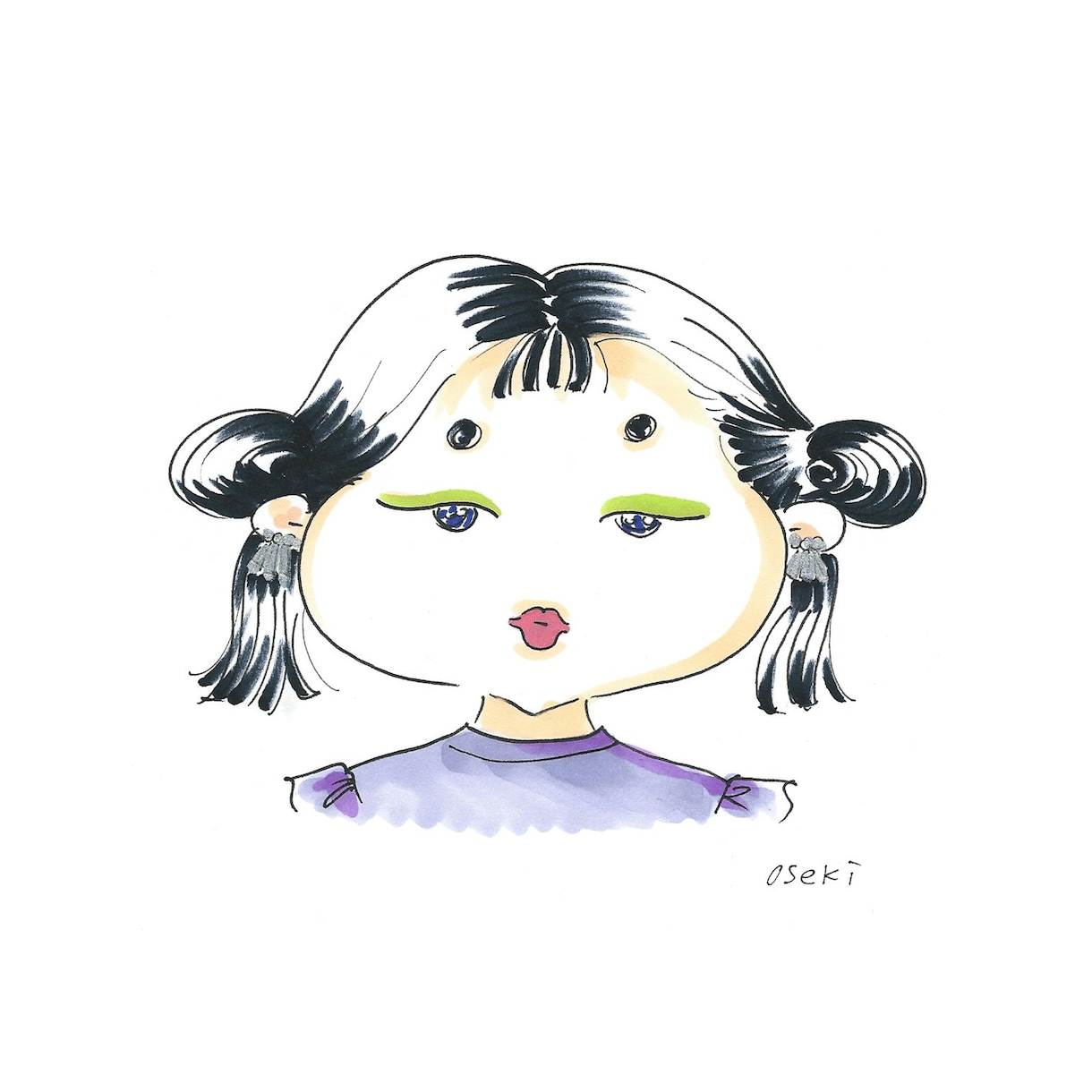 ポップな手描きイラストで似顔絵アイコン製作します あなたをポップで愛らしいキャラクターに★（フェイス用） イメージ5