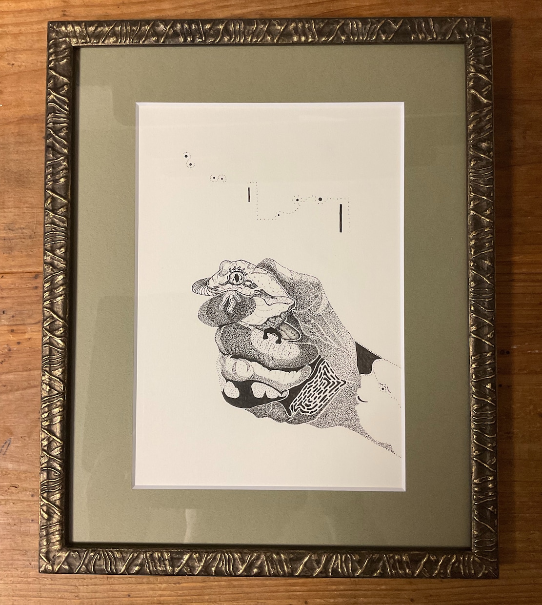 一点もの手描き額装済みアートを創作いたします 細いサインペンを使用した精密画を得意としております！ イメージ6
