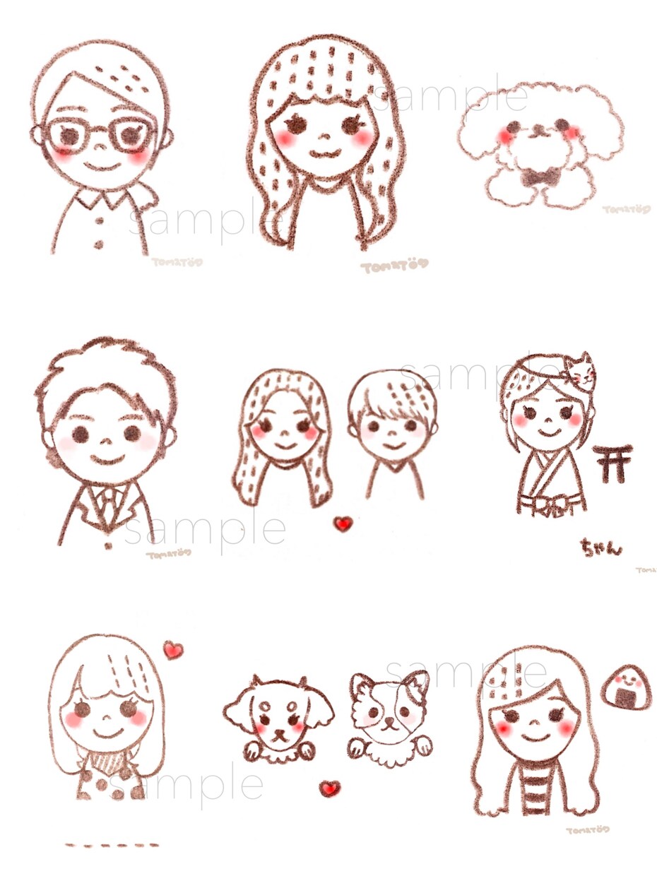 デフォルメ✩可愛いイラスト✩描きます 基本は一発描きです！ペットも描けます˙ᴥ˙ イメージ4