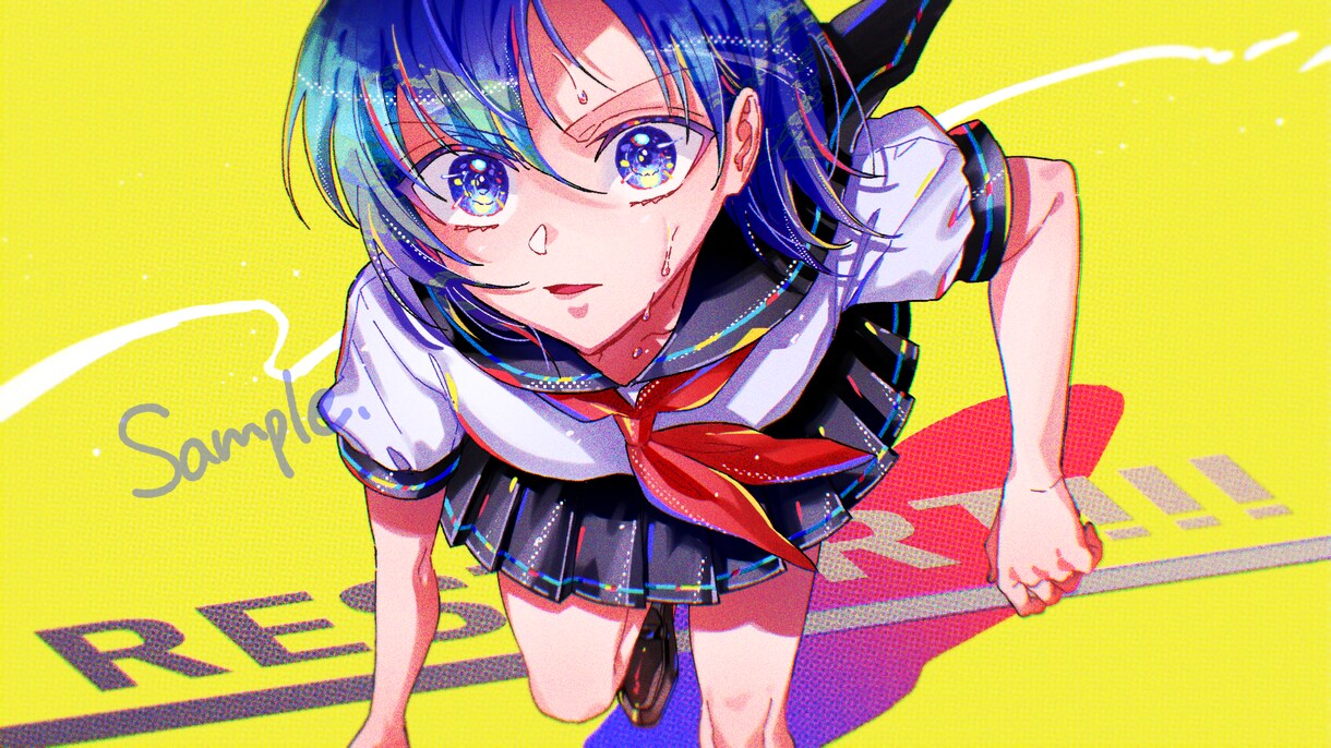 動画用イラスト制作します ボカロUTAUや歌ってみたのサムネイルを個性的に演出！ イメージ7