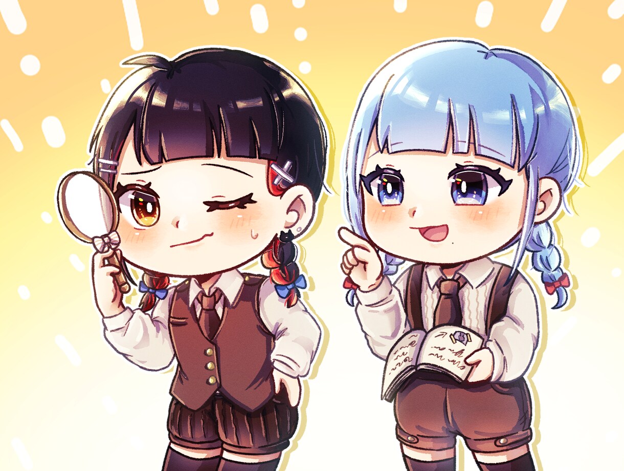 ミニキャライラストを制作します どんな用途にもピッタリ！活動者様など、立ち絵が必要な方へ イメージ3