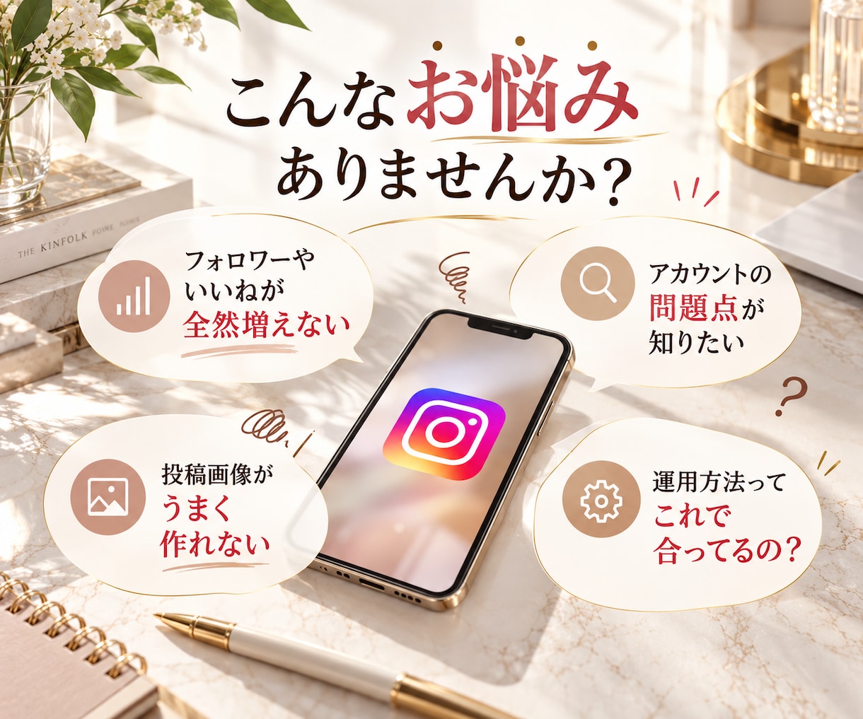 集客につながるインスタアカウントを添削します 添削/Instagram運用/プロフィール/コンセプト設計 イメージ2