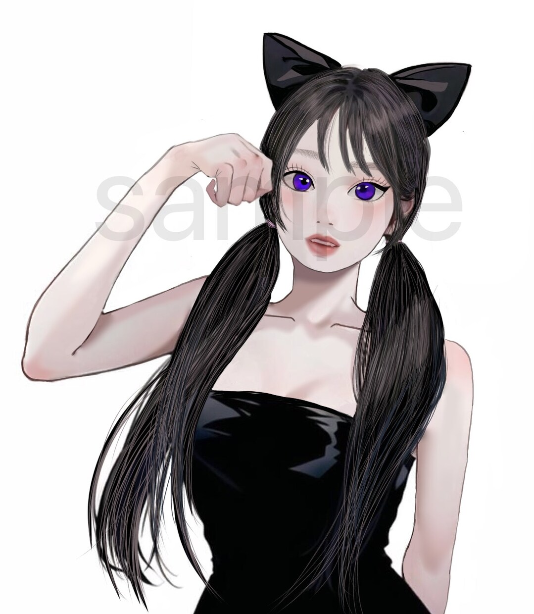 大人可愛いイラスト描きますます アイコンをオリジナルイラストにしてみませんか イメージ3