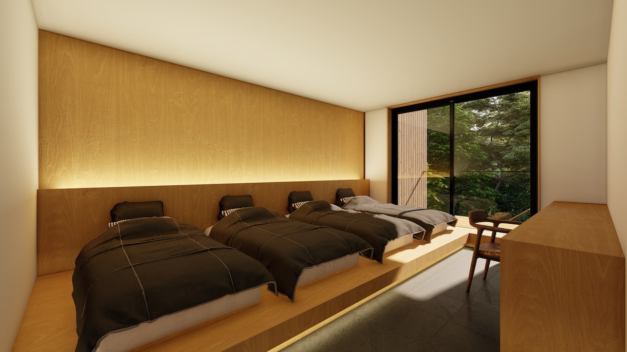 一級建築士が間取り図からパースを即日で作成します 間取り、素材、色のセカンドオピニオンにも対応します イメージ4