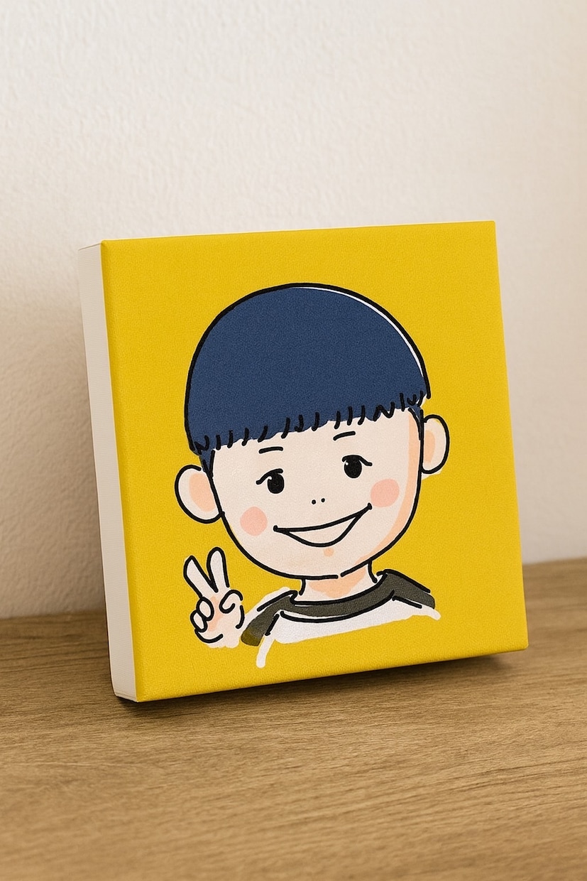 優しくポップな似顔絵シンプルでもそっくりに描きます カップル夫婦お子さんの似顔絵。プレゼントやインテリアに！ イメージ1