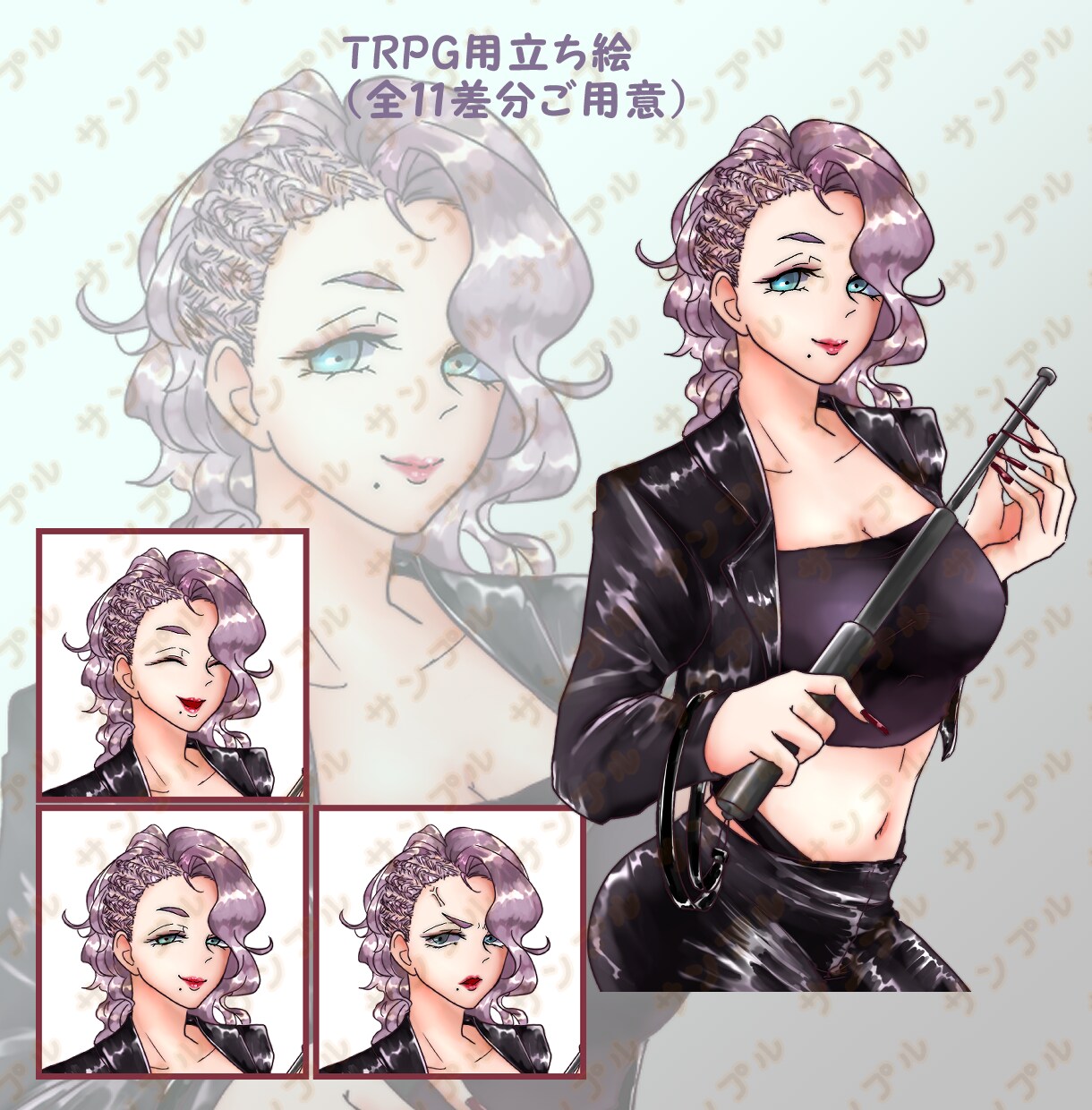 いろいろ使えるキャラクターの立ち絵描きます ゲームや配信で使えるオリジナルキャラの立ち絵 イメージ7